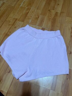 Women’s Knit Lounge Shorts - Light Pink